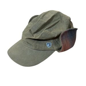 KÜHL Waxed Canvas Fleece-Lined Cap | Olive Green | Size M